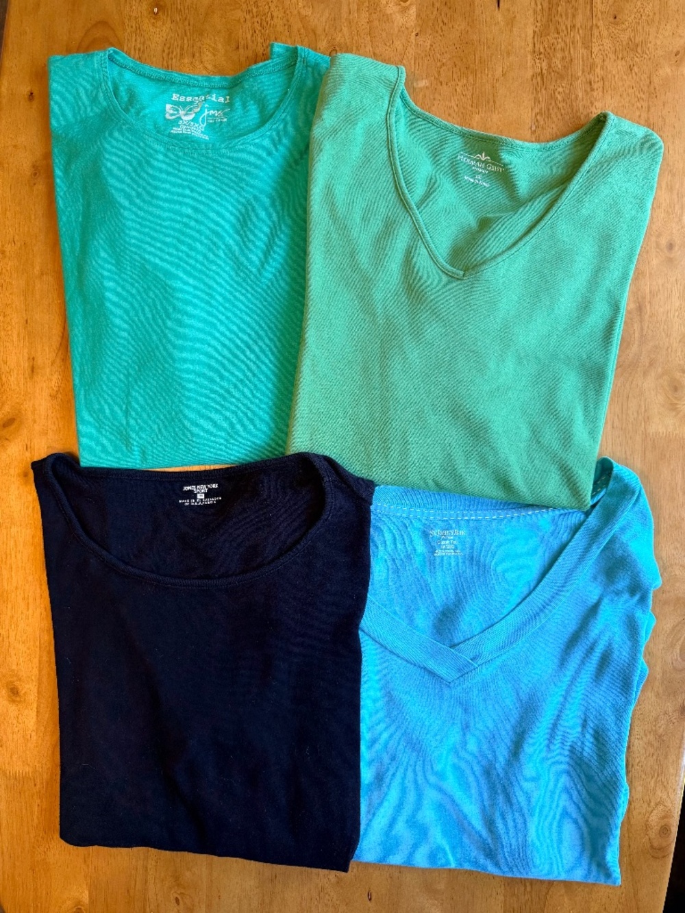Lot of 4 Womens Plus Size 3X Tops Jones New York St Johns Bay JMS Herman Geist